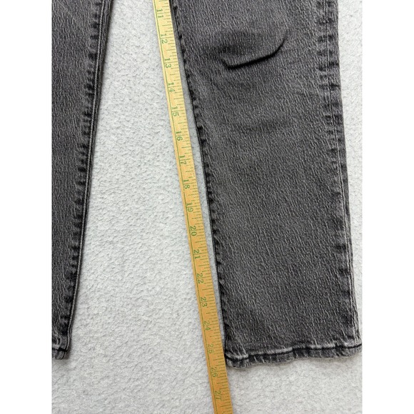 Madewell The Perfect Vintage Jean Womens 26 Gray High Rise Mom Denim Stretch - Picture 3 of 11